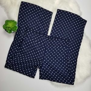 Adrienne Vittadini Polka Dot Dress Pant-NvyBlu-Sz6